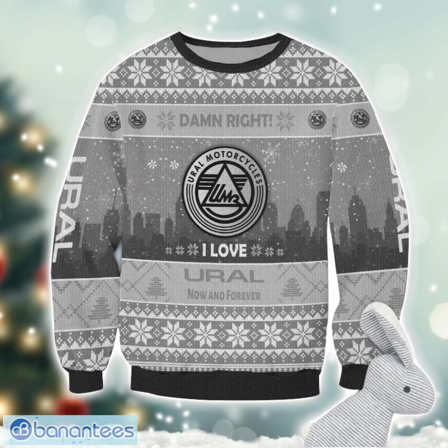 ural damn right i lover ural now and forever 3d ugly christmas sweater christmas gift 1 image Ural Damn Right I Lover Ural Now And Forever 3D Ugly Christmas Sweater Christmas Gift Product Photo 2