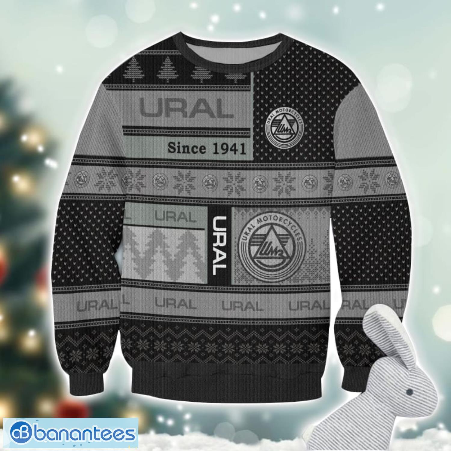 ural logo ugly christmas sweater for fans men and women christmas gift ideas 1 image Ural Logo Ugly Christmas Sweater For Fans Men And Women Christmas Gift Ideas Product Photo 2