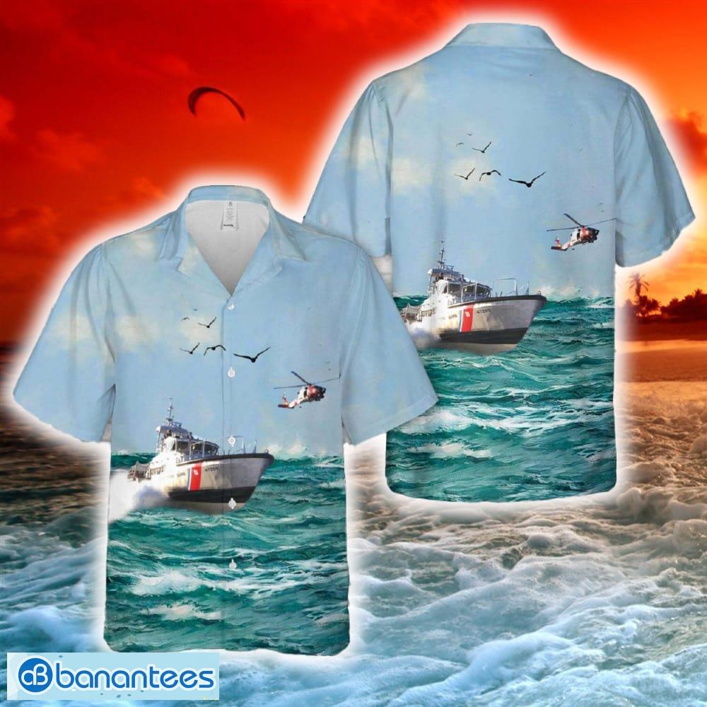 us coast guard gloucester hawaiian shirt image US COAST Guard Gloucester Hawaiian Shirt - US COAST Guard Gloucester Hawaiian Shirt-1