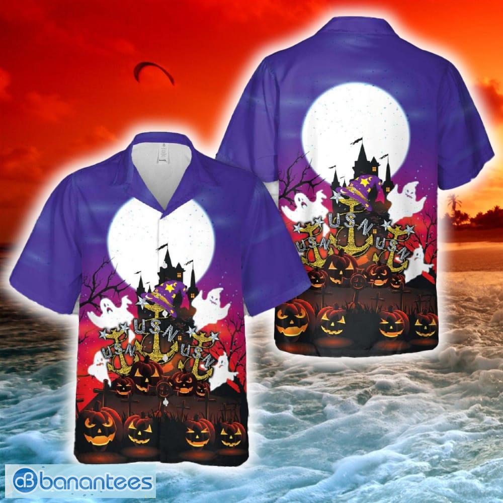 us navy master chief anchor halloween hawaiian shirt image US Navy Master Chief Anchor Halloween Hawaiian Shirt Product Photo 1
