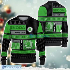 Skoda Logo Ugly Christmas Sweater For Fans Men And Women Christmas Gift Ideas Product Photo 1