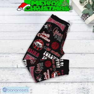 South Carolina Gamecocks Forever Girl Fleece Pajamas Set Gift Family - South Carolina Gamecocks Forever Girl Fleece Pajamas Set-2