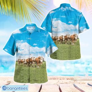Simmental Cattle Hawaiian Shirt Beach Shirt Summer Holiday Gift Product Photo 1
