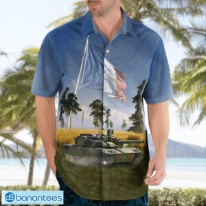 French Army Leclerc Tank In Camouflage Hawaiian Shirt Men Women Beach Shirt Product Photo 4