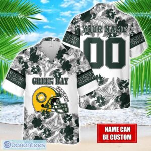 Green Bay Team Hawaiian And Shorts All Printed Beach Set For Fans Custom Name Product Photo 1