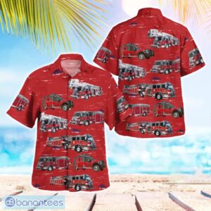 Texas, Bexar County ESD#2 Fire Department Hawaiian Shirt Product Photo 1