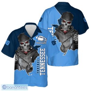 Tennessee Football Team Hawaiian Shirt And Shorts Personalized Name And Number For Fans Product Photo 1