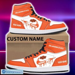 Oklahoma State Cowboys Air Jordan Hightop Shoes New Custom Name For Fans Gift Sneaker - Oklahoma State Cowboys Air Jordan Hightop Shoes Photo 4