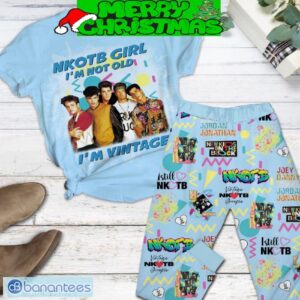 NKOTB I’m Not Old I’m Vintage True Fan Fleece Pajamas Set Christmas For Family - NKOTB I’m Not Old I’m Vintage True Fan Fleece Pajamas Set-1