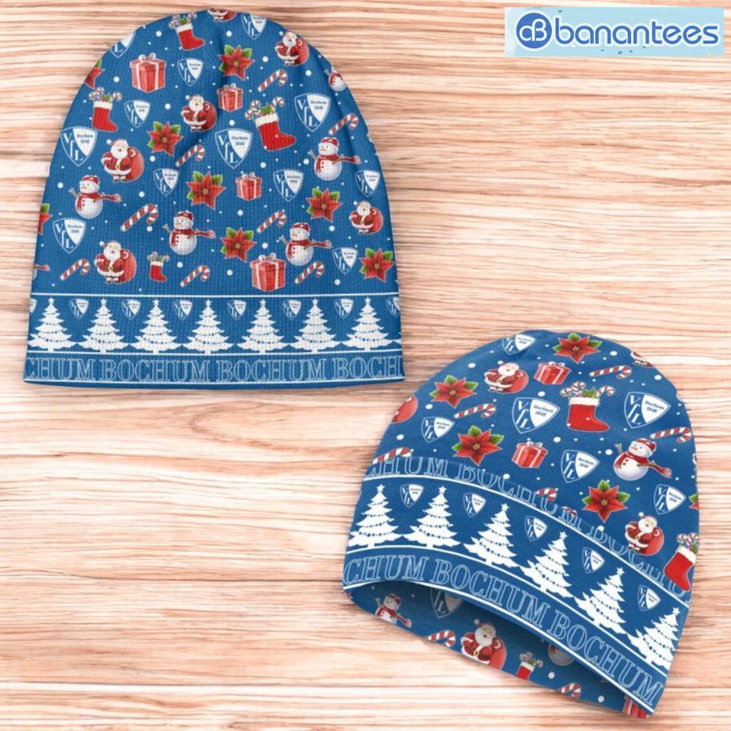 vfl bochum beanie hat ugly christmas pattern gift for men and women image Vfl Bochum Beanie Hat Ugly Christmas Pattern Gift For Men And Women Product Photo 1