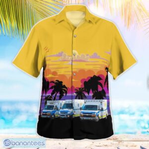 North Carolina, Durham County EMS (DCEMS) Hawaiian Shirt Product Photo 2
