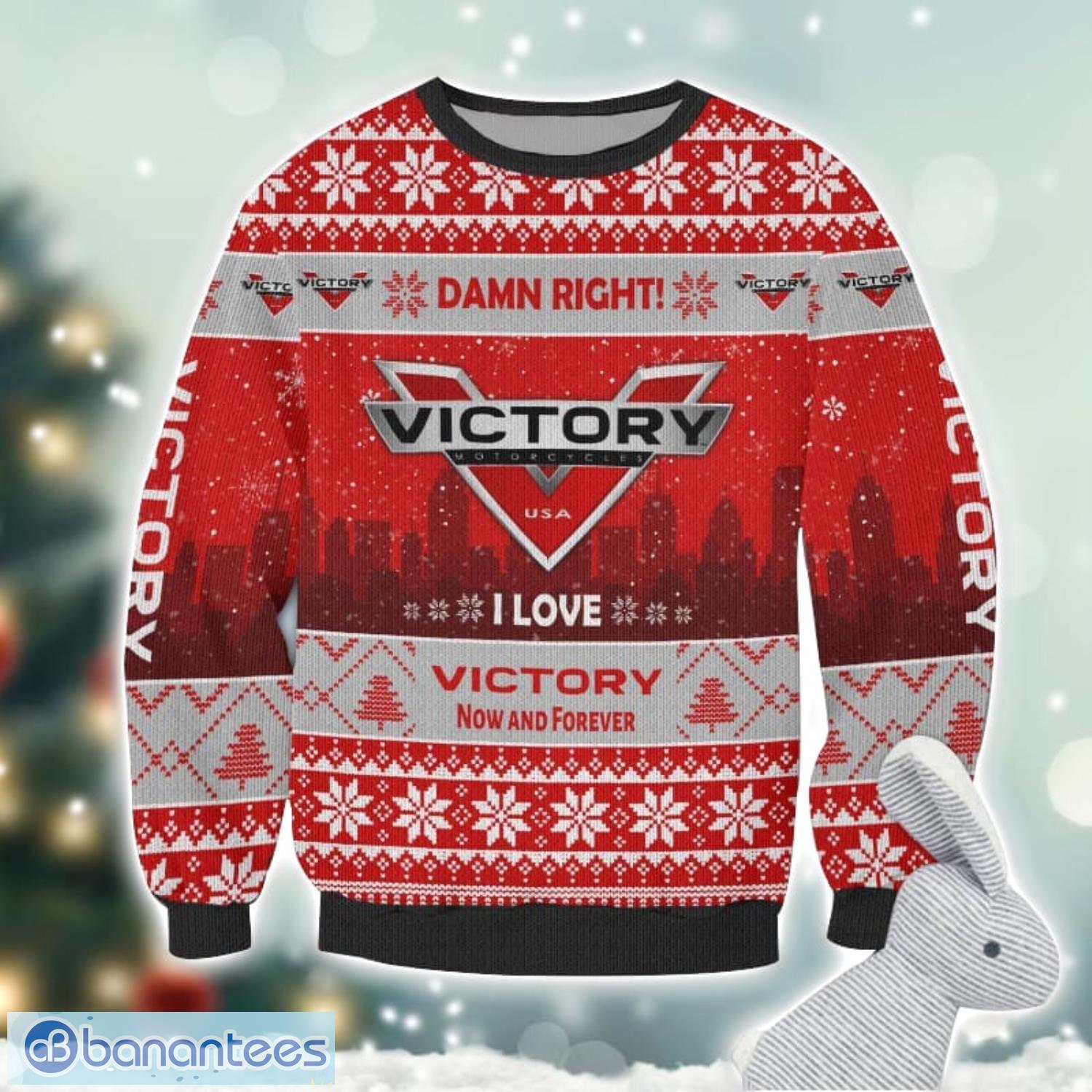 victory damn right i lover victory now and forever 3d ugly christmas sweater christmas gift 1 image victory Damn Right I Lover victory Now And Forever 3D Ugly Christmas Sweater Christmas Gift Product Photo 2