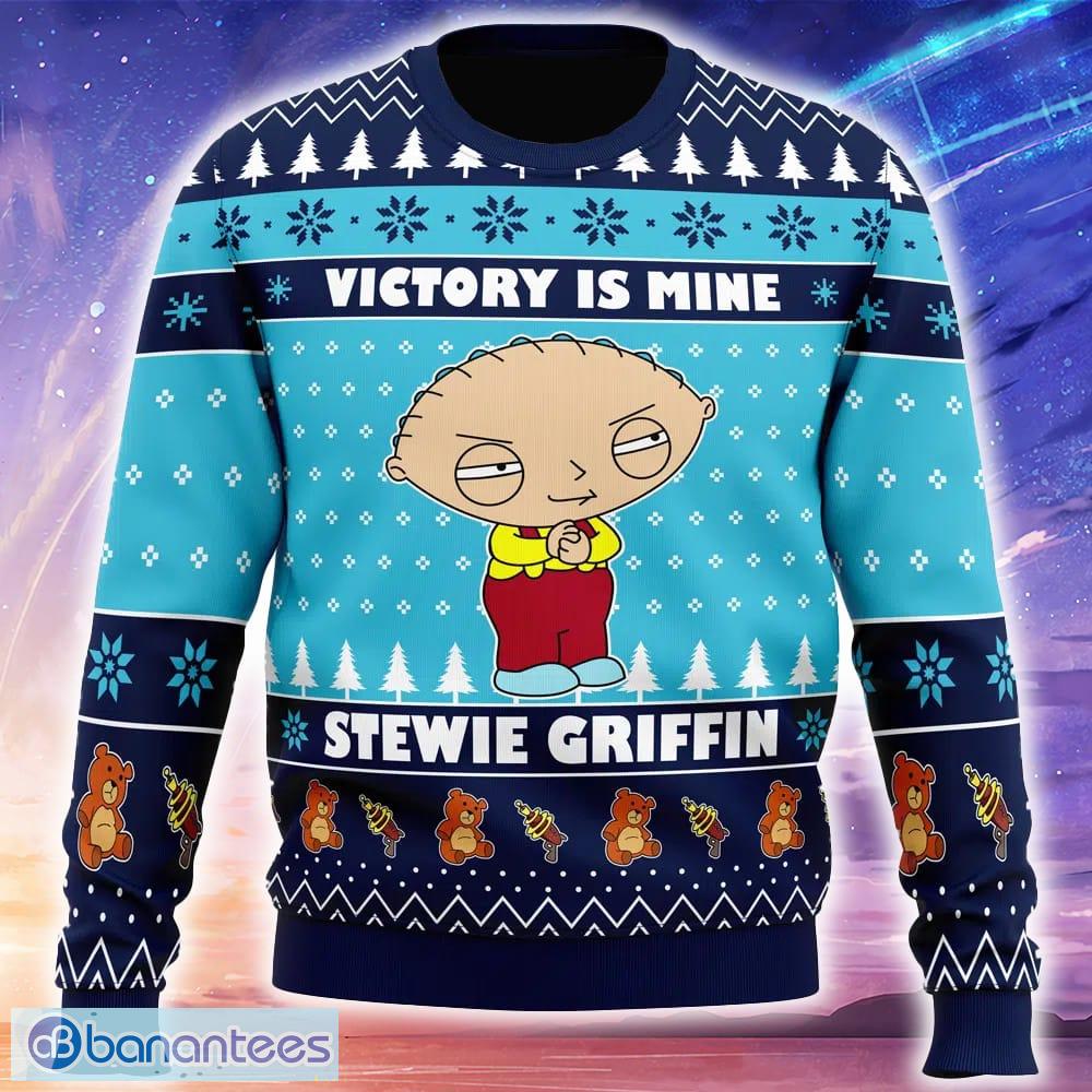 victory is mine family guy ugly christmas 3d sweater trending holidays for men women fans image Victory is Mine Family Guy Ugly Christmas 3D Sweater Trending Holidays For Men Women Fans - Victory is Mine Family Guy Ugly Christmas Sweater_1