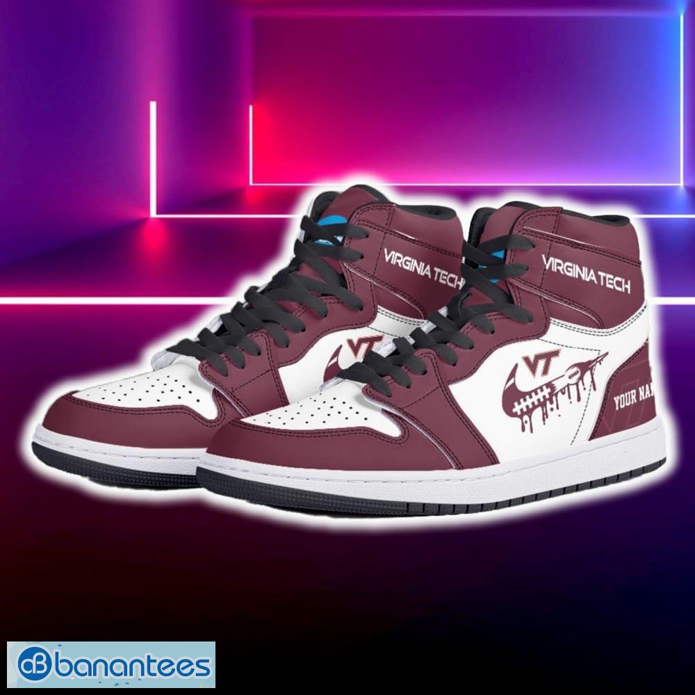 virginia tech hokies air jordan hightop shoes new custom name for fans gift sneaker 1 image Virginia Tech Hokies Air Jordan Hightop Shoes New Custom Name For Fans Gift Sneaker - Virginia Tech Hokies Air Jordan Hightop Shoes Photo 5