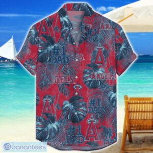 Los Angeles Angels Dad Hawaiian Father’s Day Gift For Dad Grandpa MLB Sports Beach Shirt Product Photo 1