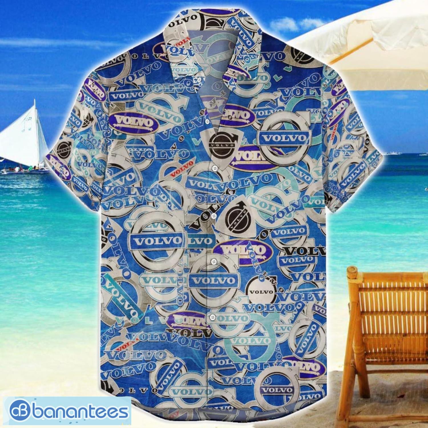 volvo aop truck logo hawaiian shirt summer gift for men and women image Volvo AOP Truck Logo Hawaiian Shirt Summer Gift For Men And Women Product Photo 1