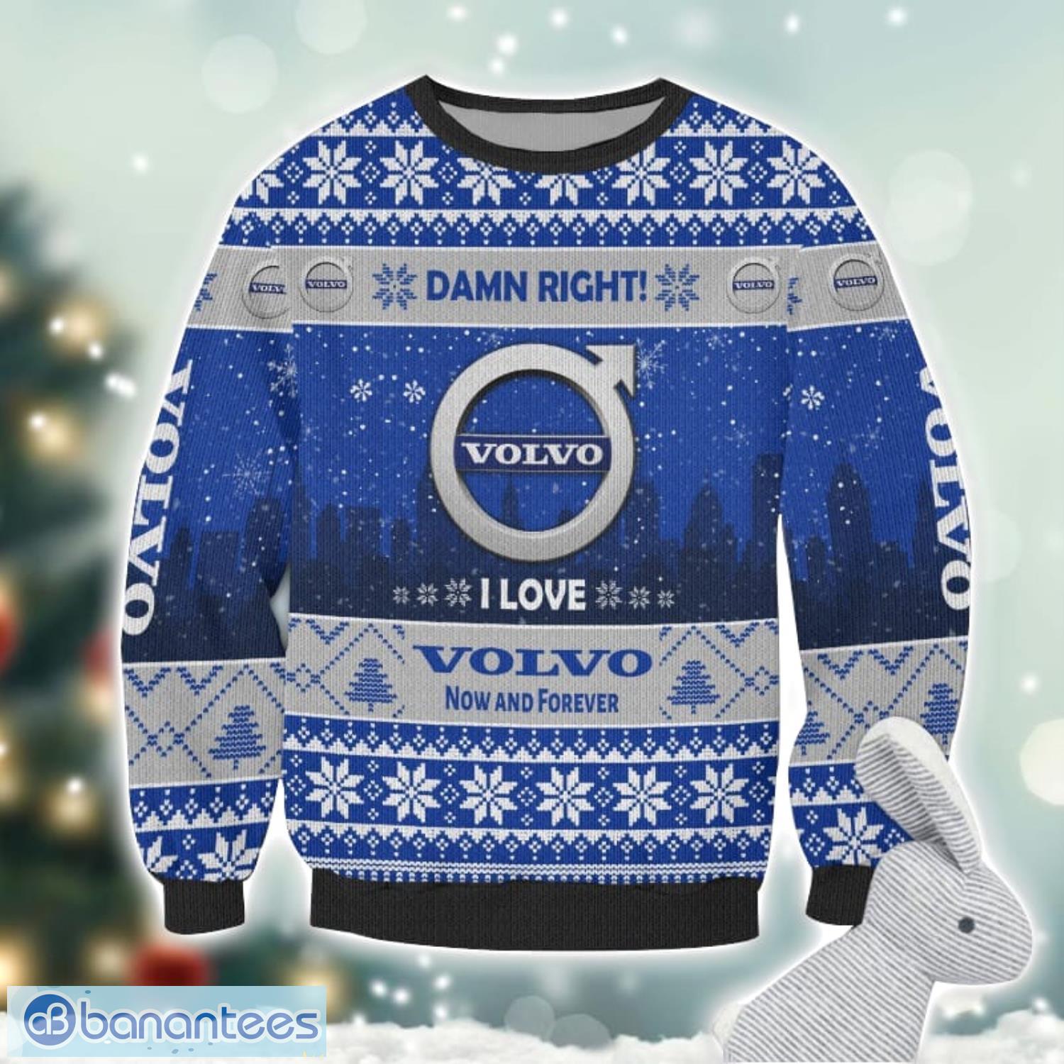 volvo damn right i lover volvo now and forever 3d ugly christmas sweater christmas gift 1 image Volvo Damn Right I Lover Volvo Now And Forever 3D Ugly Christmas Sweater Christmas Gift Product Photo 2