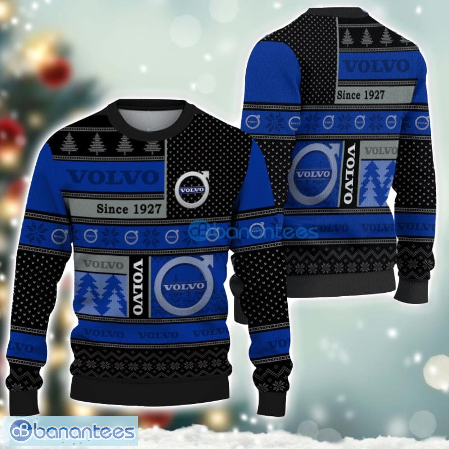 volvo logo ugly christmas sweater for fans men and women christmas gift ideas image Volvo Logo Ugly Christmas Sweater For Fans Men And Women Christmas Gift Ideas Product Photo 1