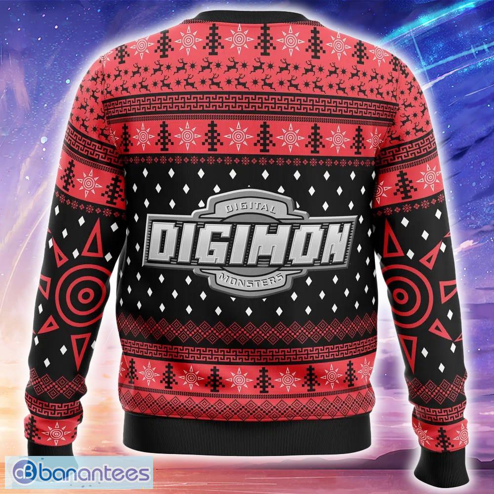 wargreymon digimon knitted christmas sweater trending holidays for men women fans 1 image Wargreymon Digimon Knitted Christmas Sweater Trending Holidays For Men Women Fans - Wargreymon Digimon Ugly Christmas Sweater_2