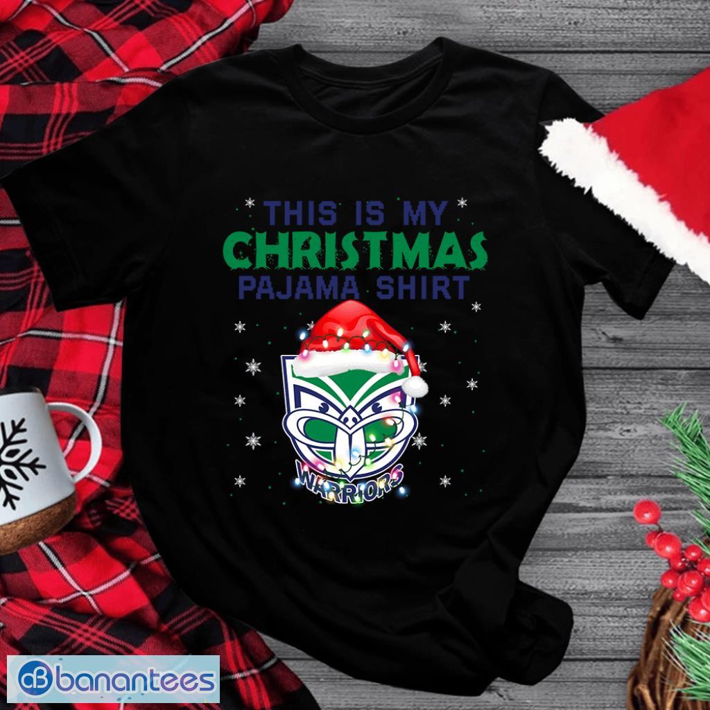warriors nrl this is my christmas pajama shirt image Warriors NRL This Is My Christmas Pajama Shirt Product Photo 1