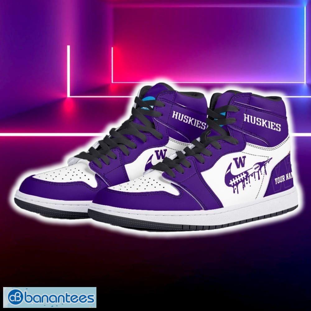 washington huskies air jordan hightop shoes new custom name for fans gift sneaker 1 image Washington Huskies Air Jordan Hightop Shoes New Custom Name For Fans Gift Sneaker - Washington Huskies Air Jordan Hightop Shoes Photo 5