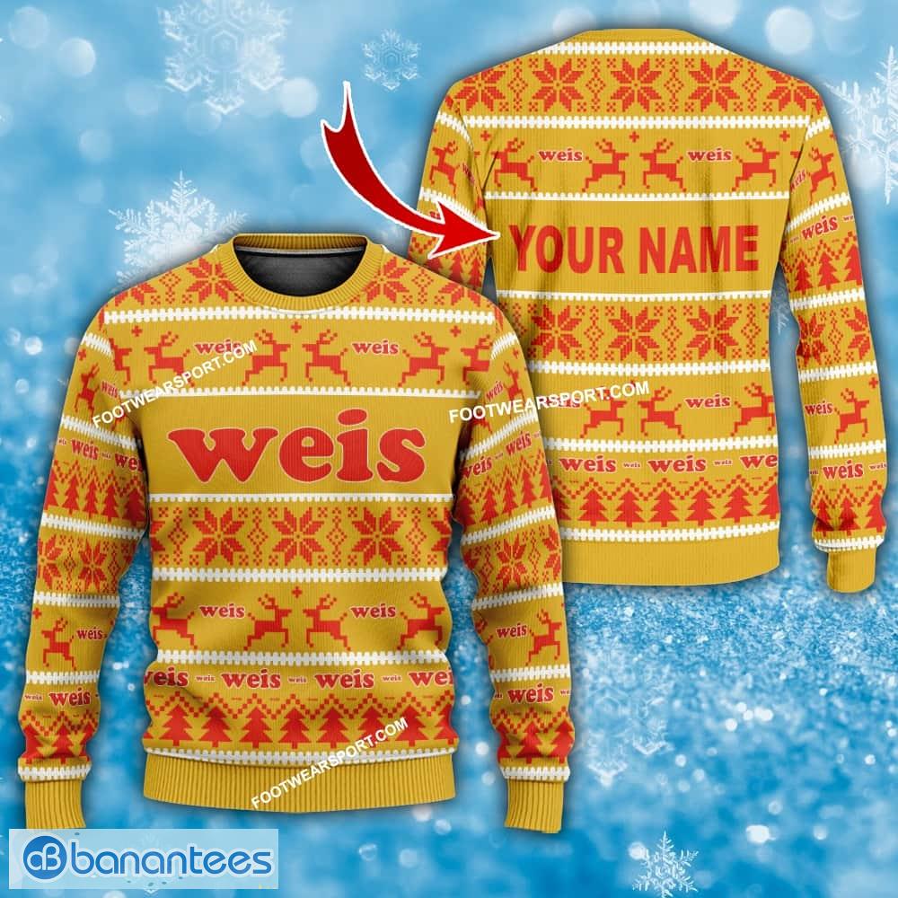 weis markets custom name ugly christmas 3d sweater gift for men and women image Weis Markets Custom Name Ugly Christmas 3D Sweater Gift For Men And Women - Weis Markets Custom Name Ugly Christmas 3D Sweater Gift For Men And Women