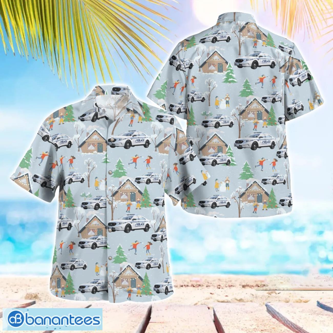 west virginia charleston police department car hawaiian shirt beach summer shirt image West Virginia Charleston Police Department Car Hawaiian Shirt Beach Summer Shirt Product Photo 1