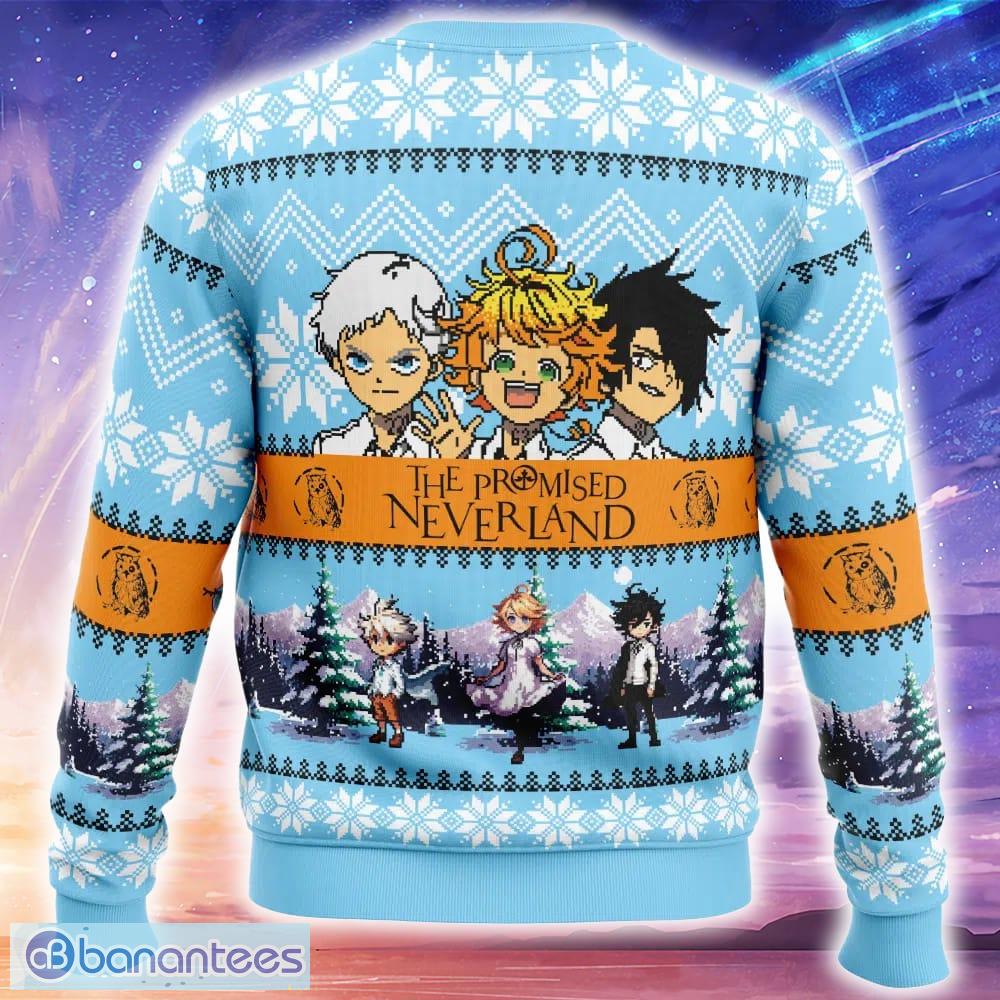 white christmas the promised neverland ugly christmas sweater trending holidays for men women fans 1 image White Christmas The Promised Neverland Ugly Christmas Sweater Trending Holidays For Men Women Fans - White Christmas The Promised Neverland Ugly Christmas Sweater_2