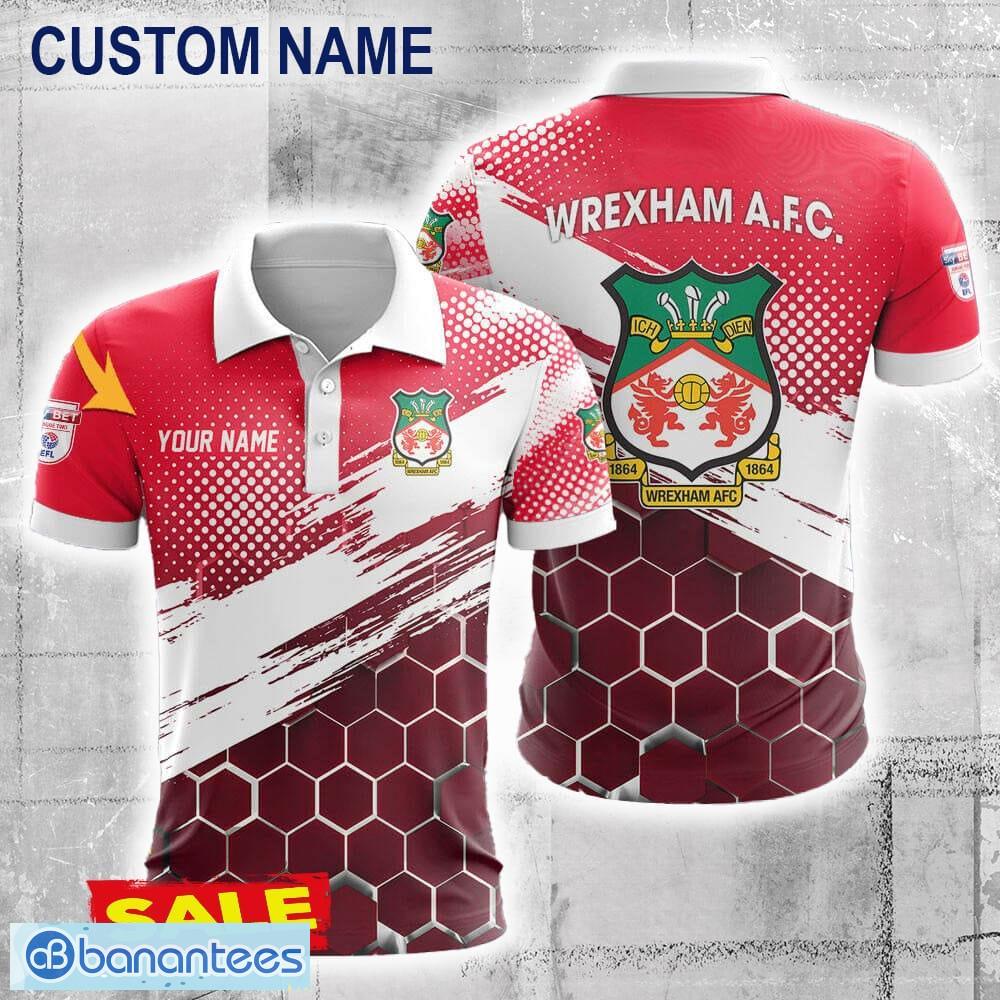 wrexham afc 3d polo shirt new trending for men women fans custom name image Wrexham AFC 3D Polo Shirt New Trending For Men Women Fans Custom Name - Wrexham AFC 3D Polo Shirt New Trending For Men Women Fans Custom Name