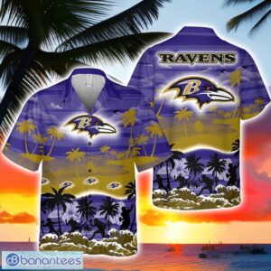 Baltimore Ravens Tropical Hawaiian Shirt Beach Shirt For Men And Women Team Shirt Product Photo 1