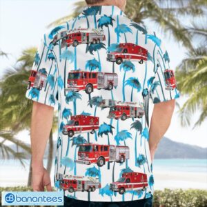 West Springfield, Massachusetts, West Springfield Fire Department Aloha Hawaiian Shirt Product Photo 2