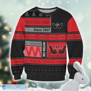 Western Star Logo Ugly Christmas Sweater For Fans Men And Women Christmas Gift Ideas Product Photo 2