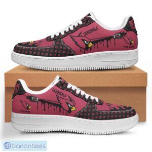 Personalized Name Arizona Cardinals Drip Air Force Shoes Men Women Sneakers Product Photo 1