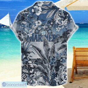 Seattle Mariners Tropical Skull Halloween 3D Hawaiian Shirt For Men Women MLB Fans Product Photo 2