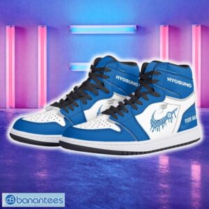 Hyosung Car Air Jordan 1 Hightop Shoes New For Fans Gift AJ1 Sneaker Custom Name - Hyosung Air Jordan 1 Hightop Shoes_5