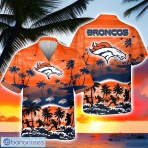Denver Broncos Tropical Hawaiian Shirt Beach Shirt For Men And Women Team Shirt Product Photo 1