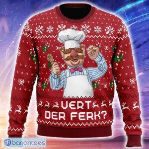 Vert Der Ferk The Muppet Show Knitted Christmas Sweater Trending Holidays For Men Women Fans - Vert Der Ferk The Muppet Show Ugly Christmas Sweater_1