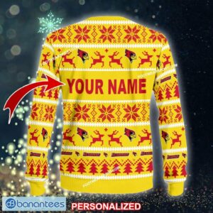 NEW Stylish Illinois State Redbirds Knitted Christmas Sweater AOP Gift For Men And Women Custom Name - NCAA2 Illinois State Redbirds Ugly Christmas Sweater For Men And Women Photo 2