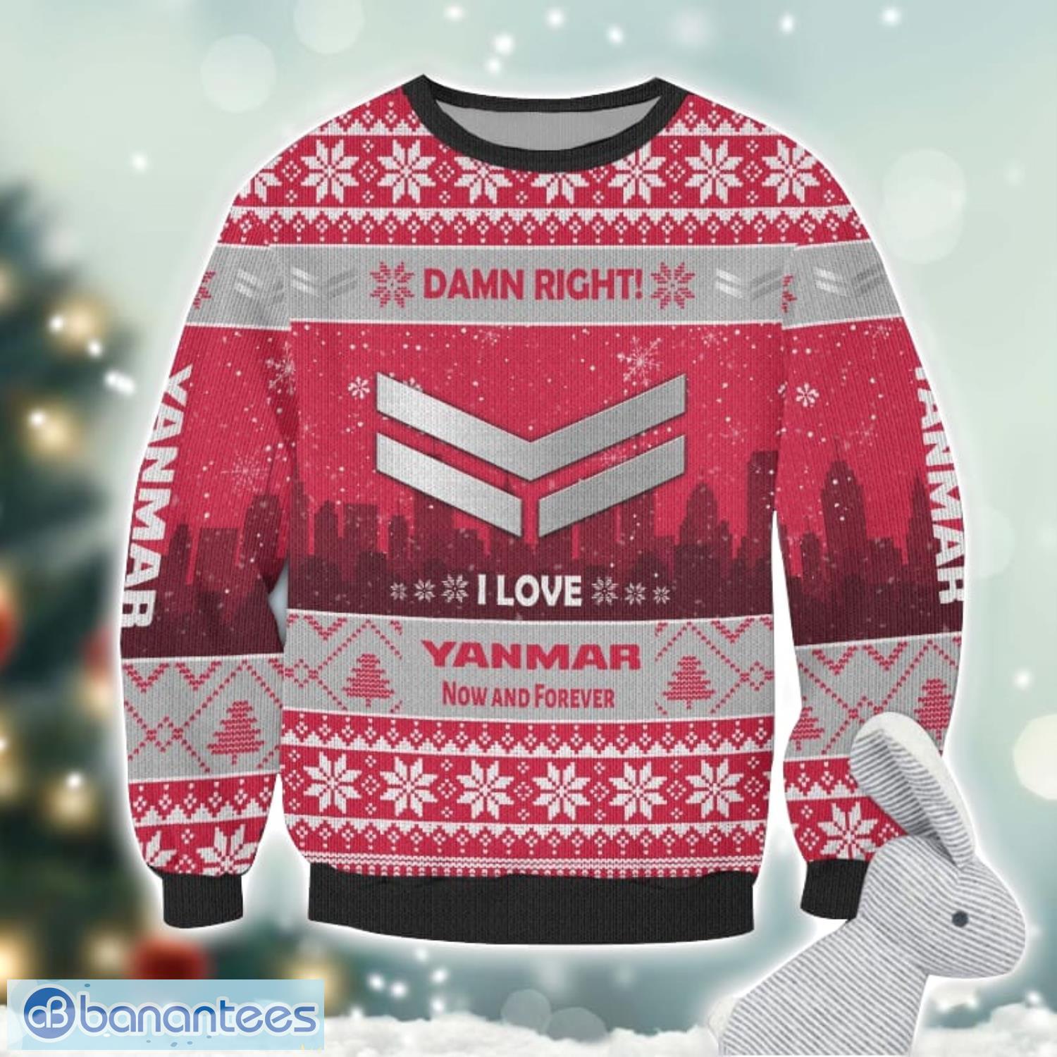 yanmar damn right i lover yanmar now and forever 3d ugly christmas sweater christmas gift 1 image Yanmar Damn Right I Lover Yanmar Now And Forever 3D Ugly Christmas Sweater Christmas Gift Product Photo 2