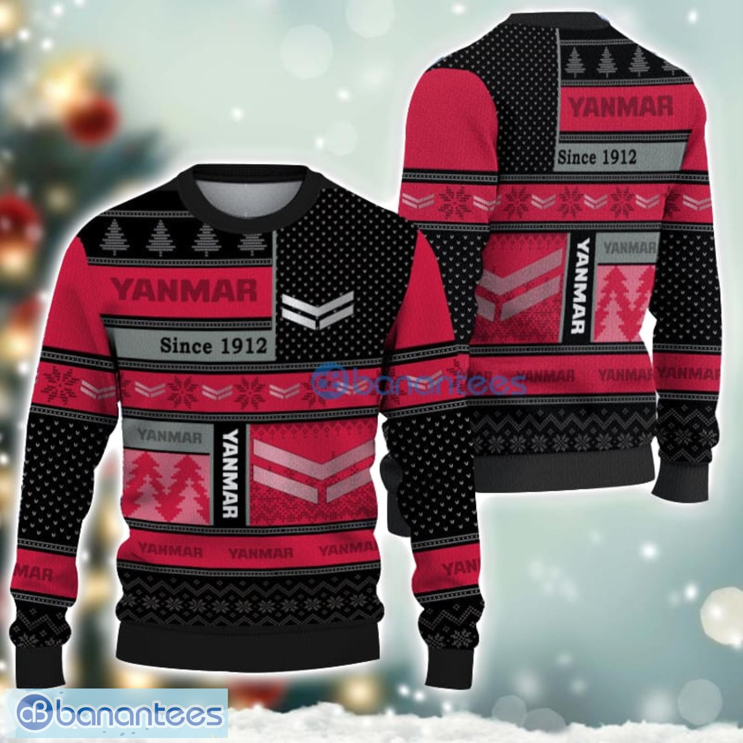 yanmar logo ugly christmas sweater for fans men and women christmas gift ideas image Yanmar Logo Ugly Christmas Sweater For Fans Men And Women Christmas Gift Ideas Product Photo 1