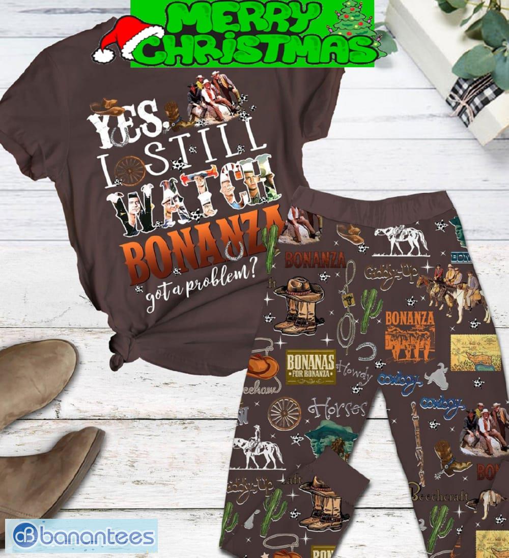yes i still watch bonanza got a problem pajamas set full print christmas for women image Yes I Still Watch Bonanza Got A Problem Pajamas Set Full Print Christmas For Women - Yes I Still Watch Bonanza Got A Problem Pajamas Set-1
