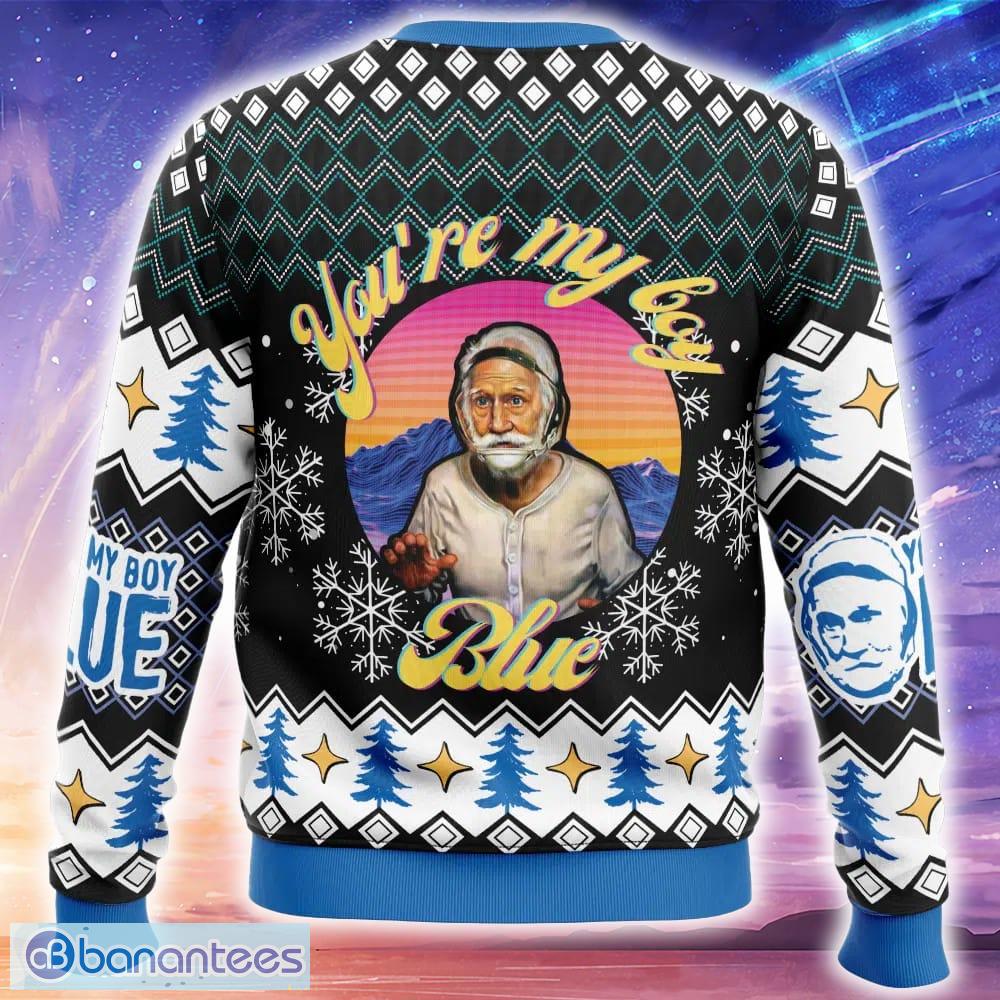 youre my boy blue old school ugly christmas sweater trending holidays for men women fans 1 image You’re My Boy Blue Old School Ugly Christmas Sweater Trending Holidays For Men Women Fans - You’re My Boy Blue Old School Ugly Christmas Sweater_2