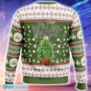 Weed Lit This Year Knitted Christmas Sweater Trending Holidays For Men Women Fans - Weed Lit This Year Ugly Christmas Sweater_2