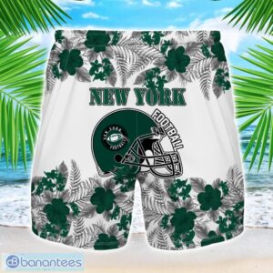 New York Yets Team Hawaiian And Shorts All Printed Beach Set For Fans Custom Name Product Photo 2