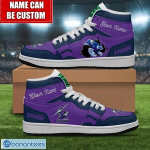Melbourne Storm Custom Name Limited Air Jordan Hightop Shoes JD1 Sneakers Product Photo 1