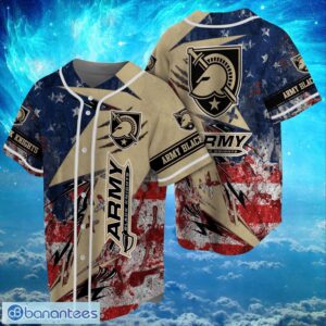 NCAA Army Black Knights Logo Design Baseball Jersay Shirt Full Print Product Photo 1