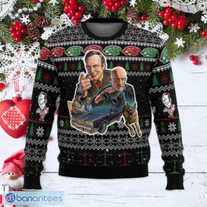 Classic Better Call Saul Ice-skating Knitted Christmas Sweater AOP Gift Holidays - Classic Better Call Saul Ugly Christmas Sweater Photo_1