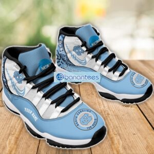 North Carolina Tar Heels Air Jordan 11 Sneakers Custom Name Special Shoes For Fans Product Photo 3