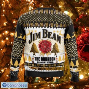 Jim Beam The Bourbon Candlelight Knitted Christmas Sweater AOP Gift For Men And Women - Jim Beam The Bourbon Ugly Christmas Sweater Photo_2