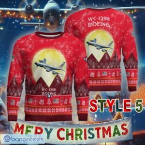 Aircraft Moonight Boeing WC-135R WC135R Ugly Christmas Sweater Gift For Men And Women - Boeing WC-135R WC135R Aircraft Moonlight Ugly Christmas Sweater_46